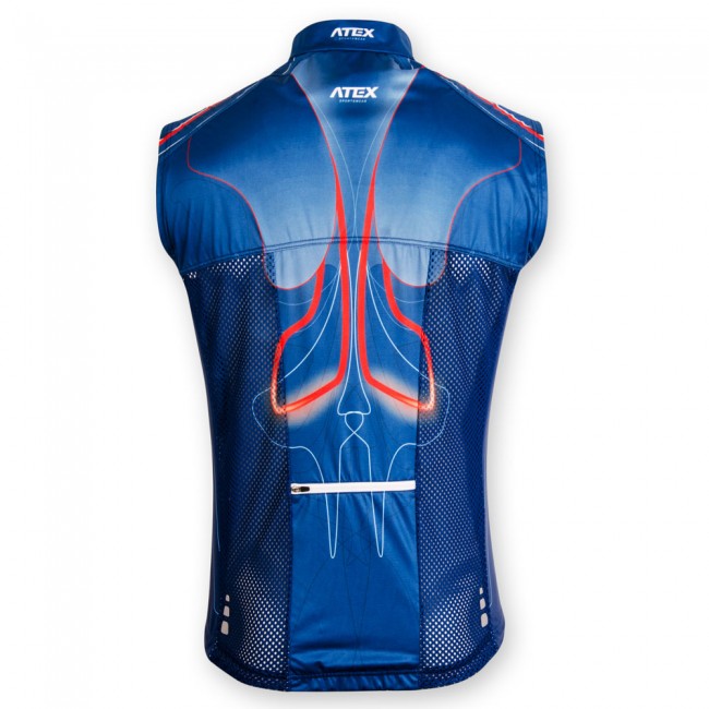 Cyklistická vesta BIATEX BLUE