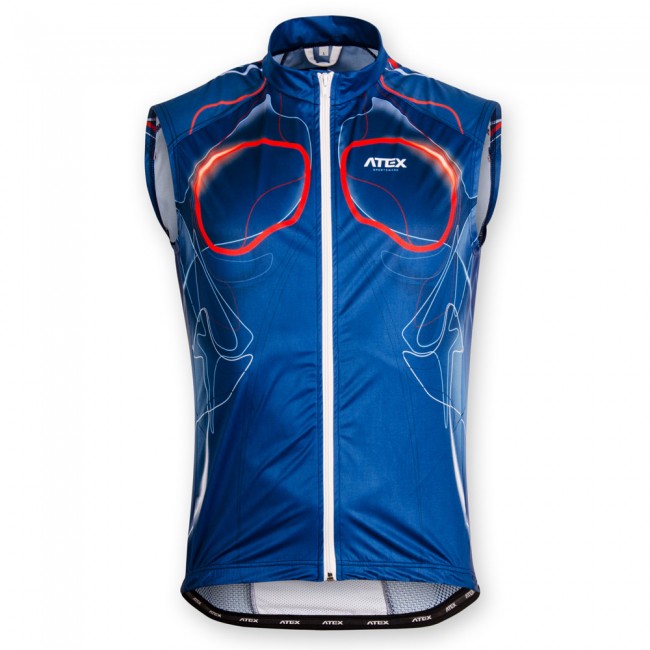 Cyklistická vesta BIATEX BLUE
