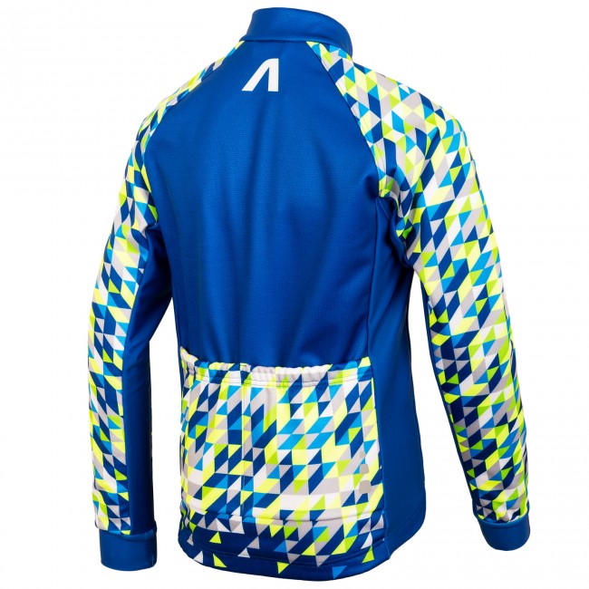 Dětská cyklistická bunda SATO, modrá
