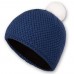 Pletená čiapka KNIT modrá 