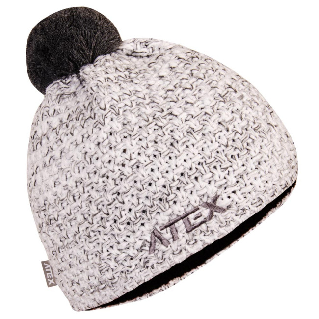 Pletená čiapka KNIT šedá-melange