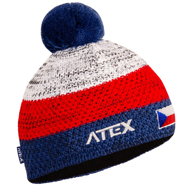 Pletená čiapka KNIT TRIKOLORA