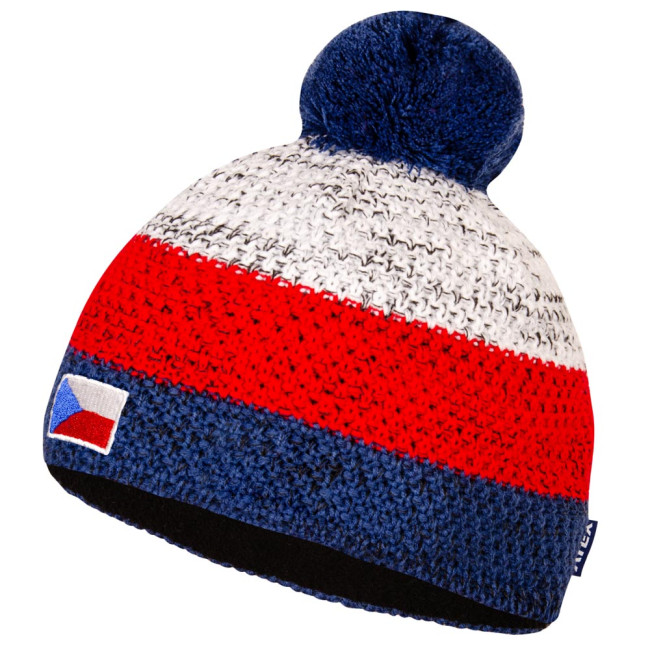Pletená čiapka KNIT TRIKOLORA