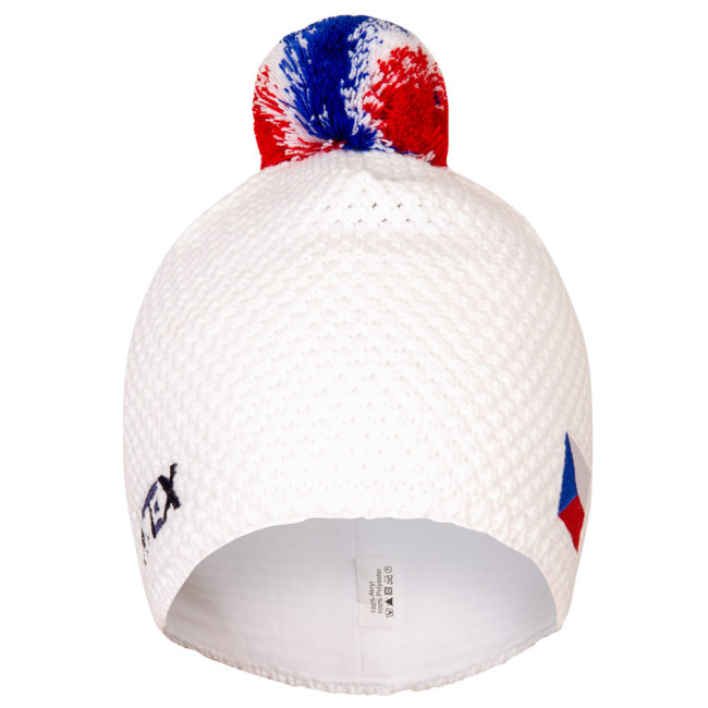 Pletená čiapka KNIT biela CZE