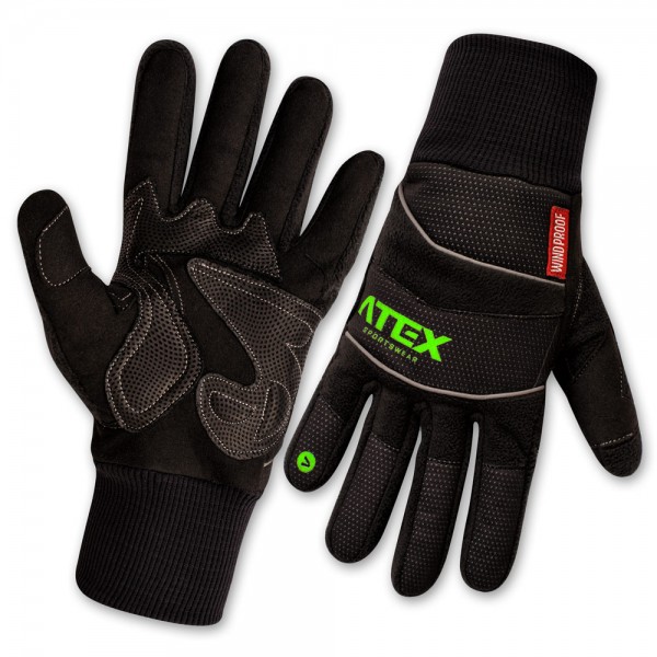Zimné rukavice XCS RACE, zelené