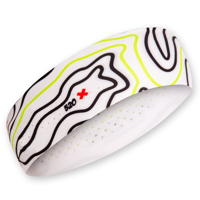 Atletická čelenka ORIENTEERING biela