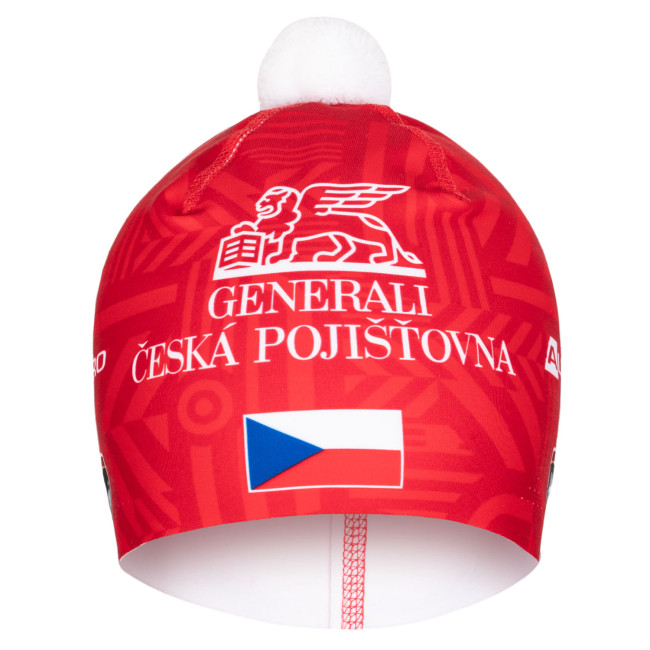 Tenká športová čiapka INVO červená