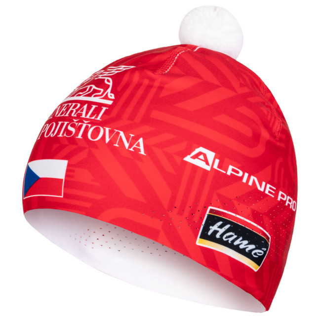 Tenká športová čiapka INVO červená