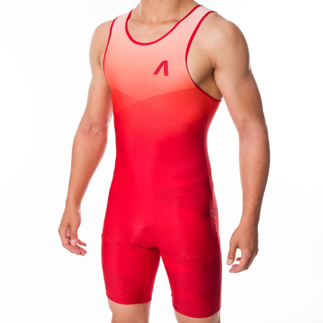 Zápasnícky dres NIKOS červený, pánsky