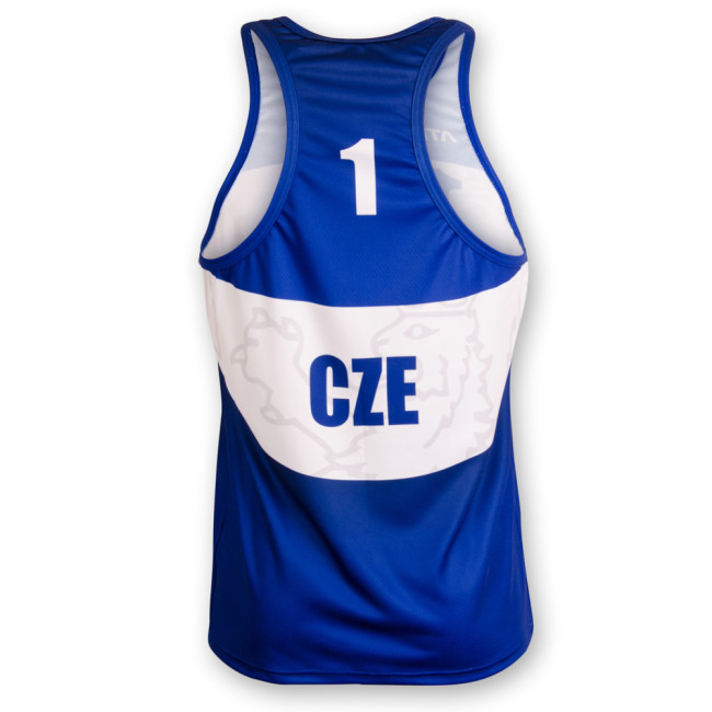 Beachvolejbalový dres PŘEMEK, modrý