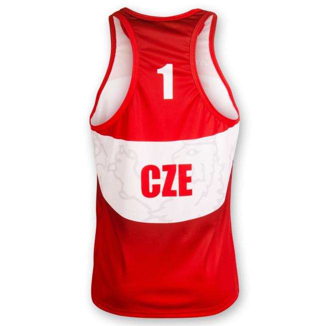 Beachvolejbalový dres PŘEMEK, červený