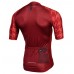 Cyklistický dres GRVL krátké rukávy červený 