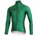 Cyklistický dres GRVL dlhé rukávy zelený 