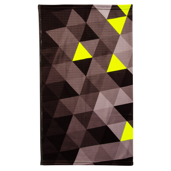 Univerzálna šatka GRID šedá/fluo