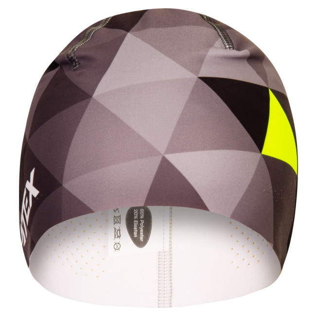 Športová jednovrstvová čiapka GRID šedá/fluo