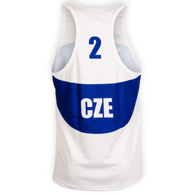 Beachvolejbalový dres PŘEMEK, biely #2