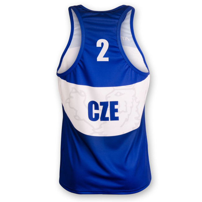 Beachvolejbalový dres PŘEMEK, modrý #2