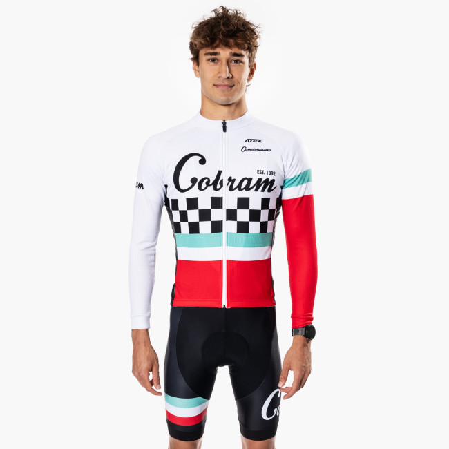 Cyklistický dres s dlhým rukávom COBRAM