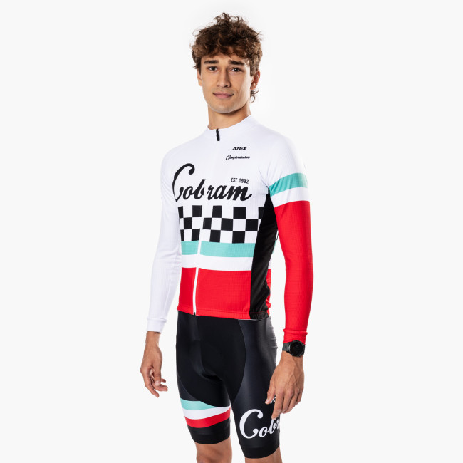 Cyklistický dres s dlhým rukávom COBRAM