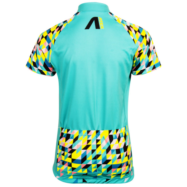 Detský cyklistický dres SATO, tyrkysový