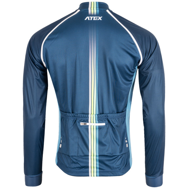 Cyklistický dres s odopínacími rukávmi NEON ROAD 2.0 modrý