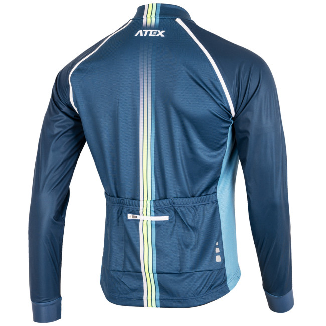 Cyklistický dres s odopínacími rukávmi NEON ROAD 2.0 modrý