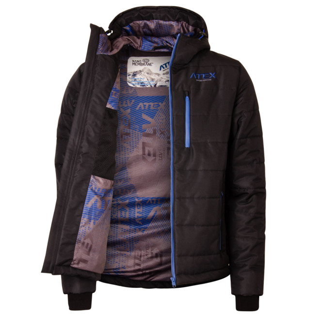 Zimná bunda POLARIS, modrý zips