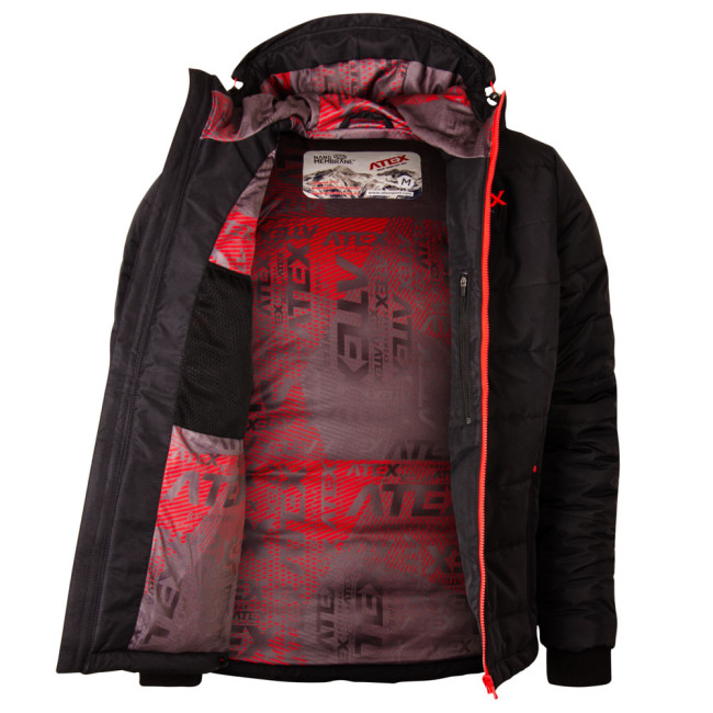 Zimná bunda POLARIS, červený zips