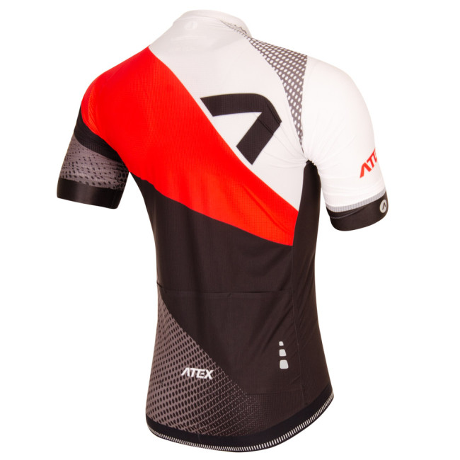 Cyklistický dres profi bond REVOLT RED, lepený