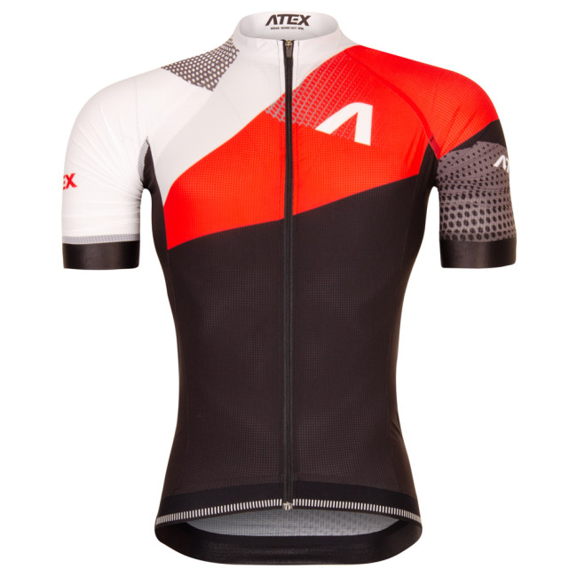 Cyklistický dres profi bond REVOLT RED, lepený