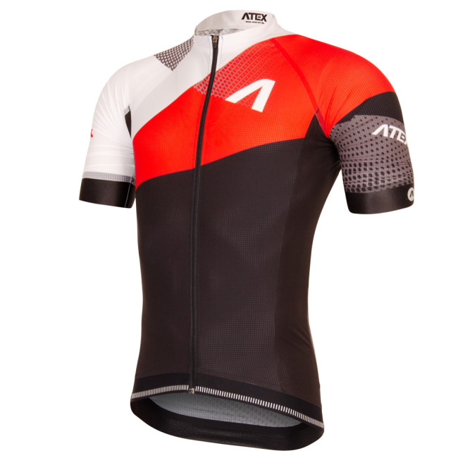 Cyklistický dres profi bond REVOLT RED, lepený
