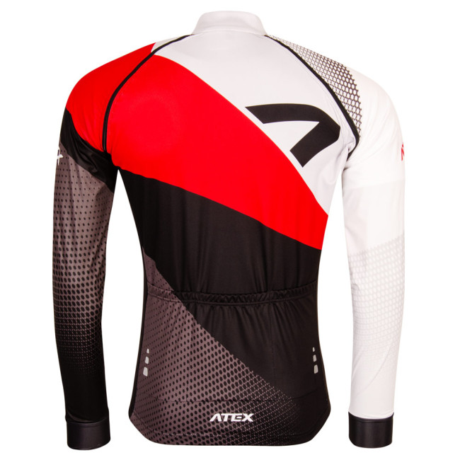 Cyklistický dres EVERETT s odepínacími rukávy REVOLT RED