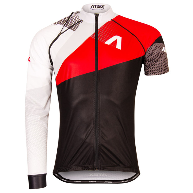 Cyklistický dres EVERETT TOUR s odopínacími rukávmi REVOLT RED